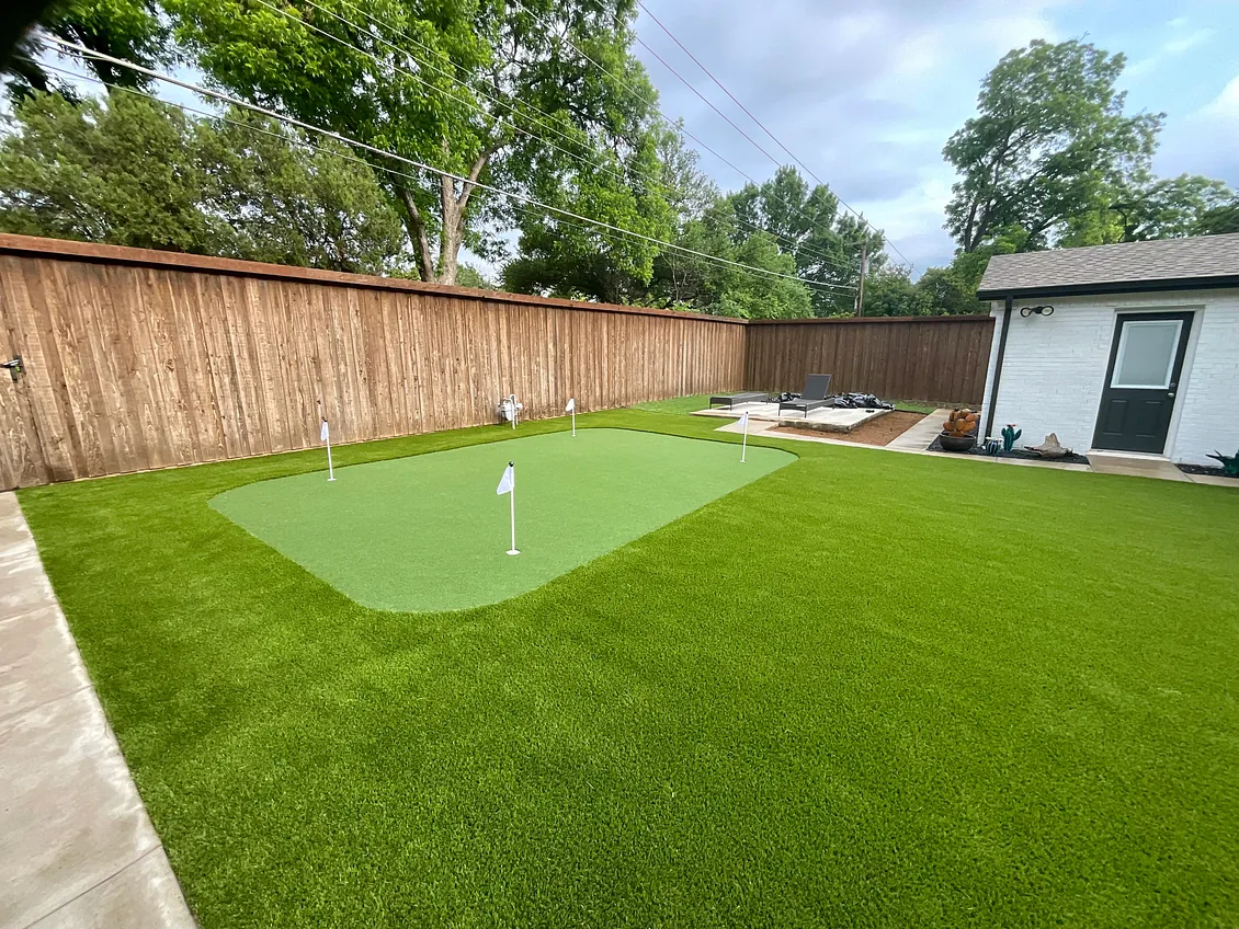Synthetic Putting Green Installation Dallas